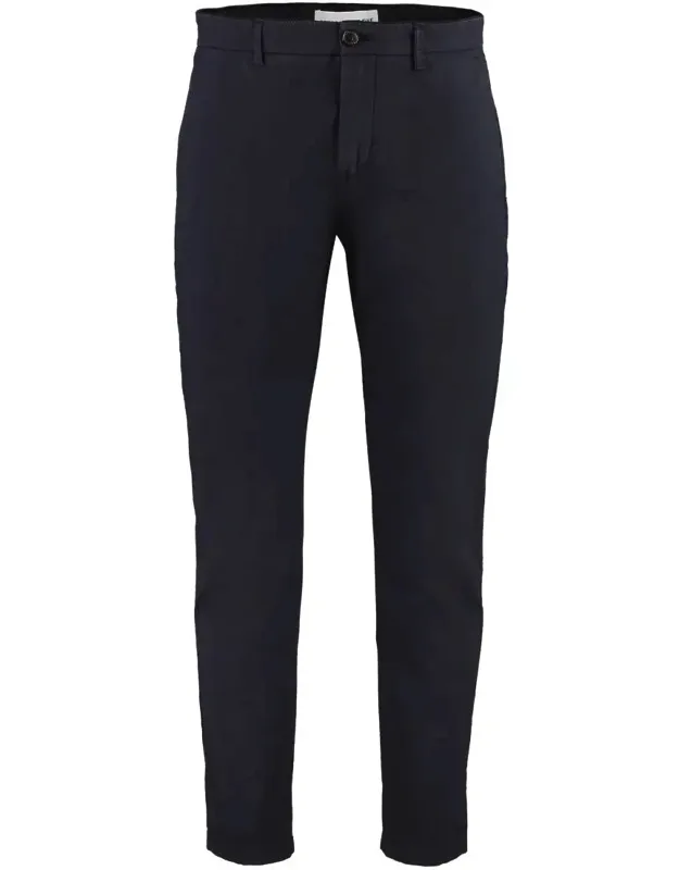 Department 5 Prince Stretch Cotton Trousers With Back Flap Pockets