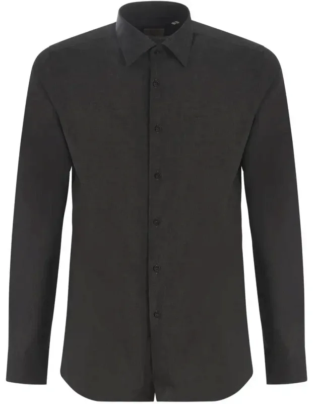 Shirt Denim Effect, Pointed Collar