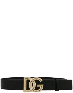 Logo Belt Featuring A Metal Buckle