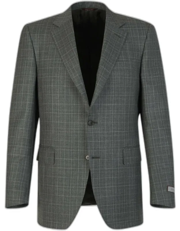 Checked Motif Blazer