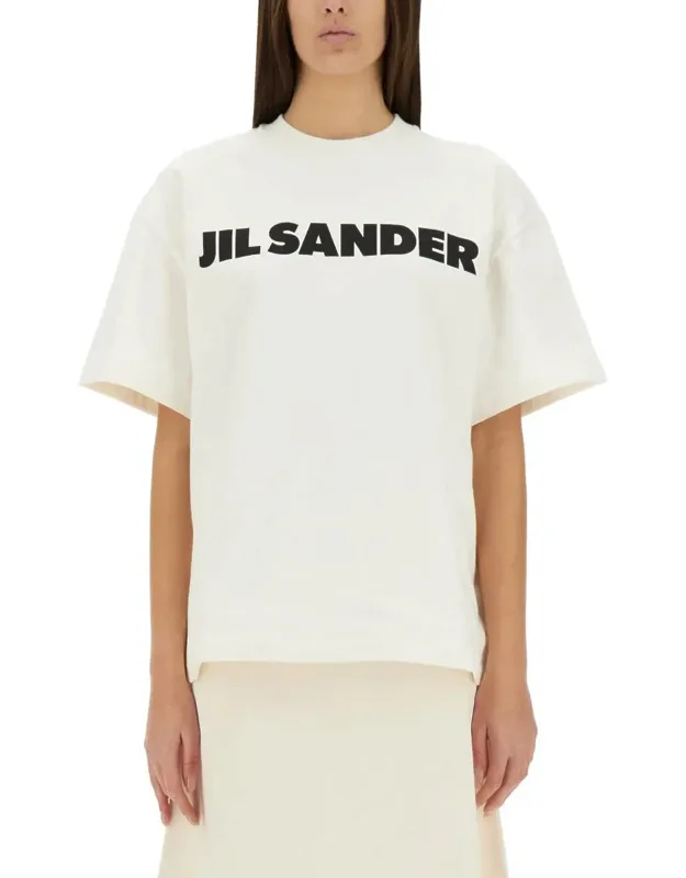 T-shirt With Logo, 100% Cotton