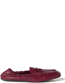 Embossed-logo Loafers