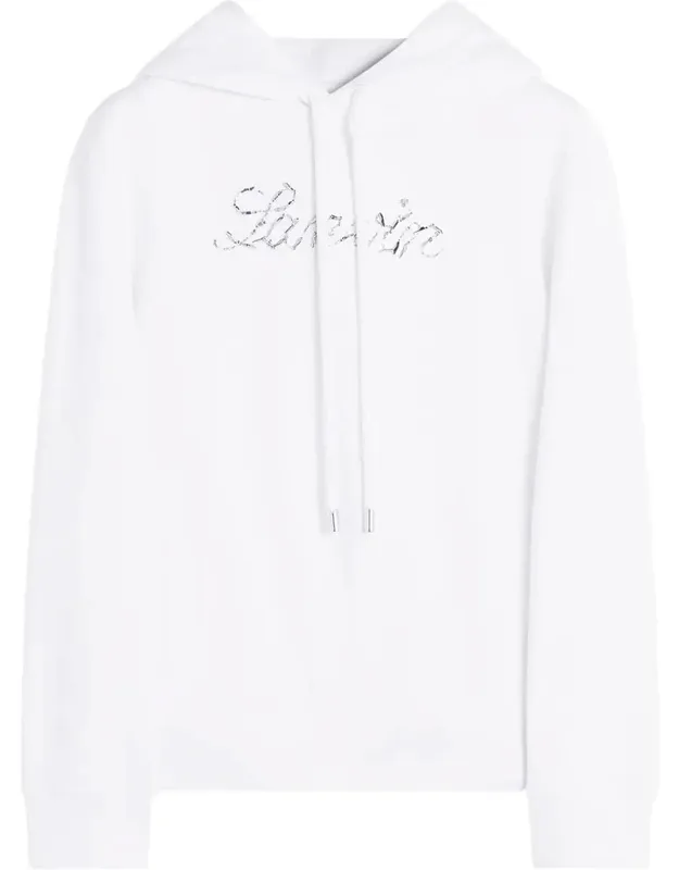 Hoodie With Logo Embroidery