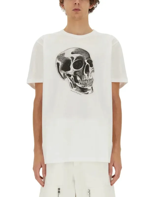 Skull Print T-shirt Regular Fit 100% Cotton