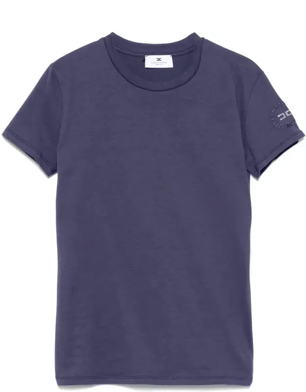 Rubberised-logo T-shirt