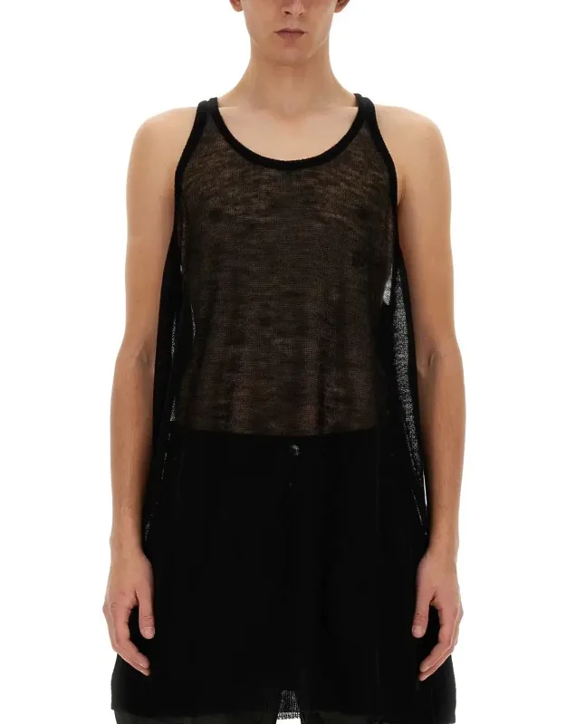 Knitted Tank Top 100% Wool