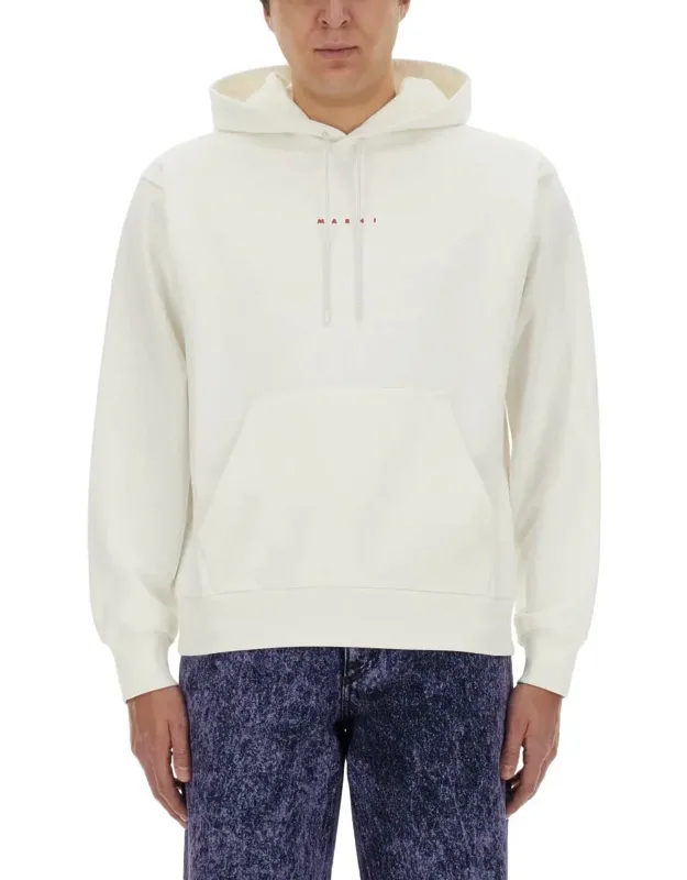 Sweatshirt With Logo, Regular Fit, 100% Cotton