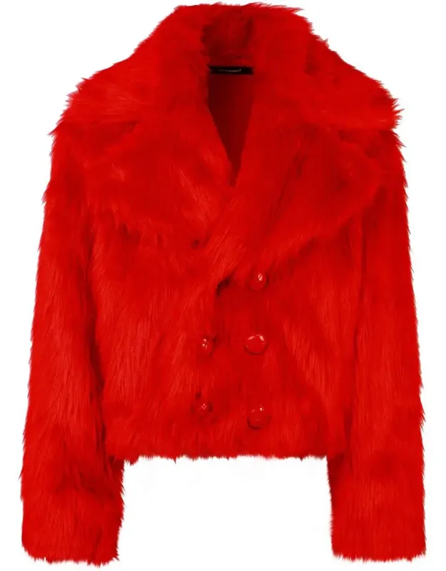 'pop Fox' Acrylic Blend Jacket