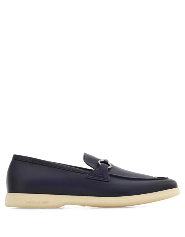 Cosimo Leather Casual Loafers With Gancini Buckle