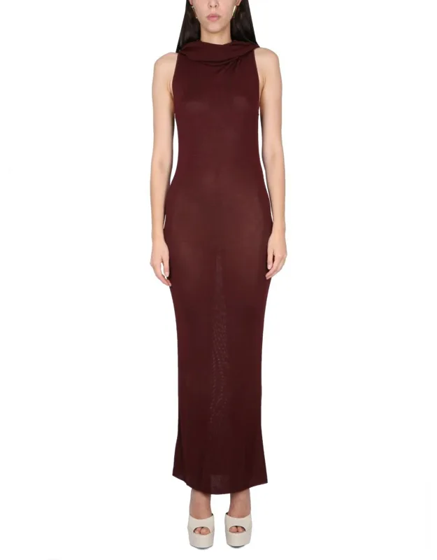 Viscose Hooded Dress