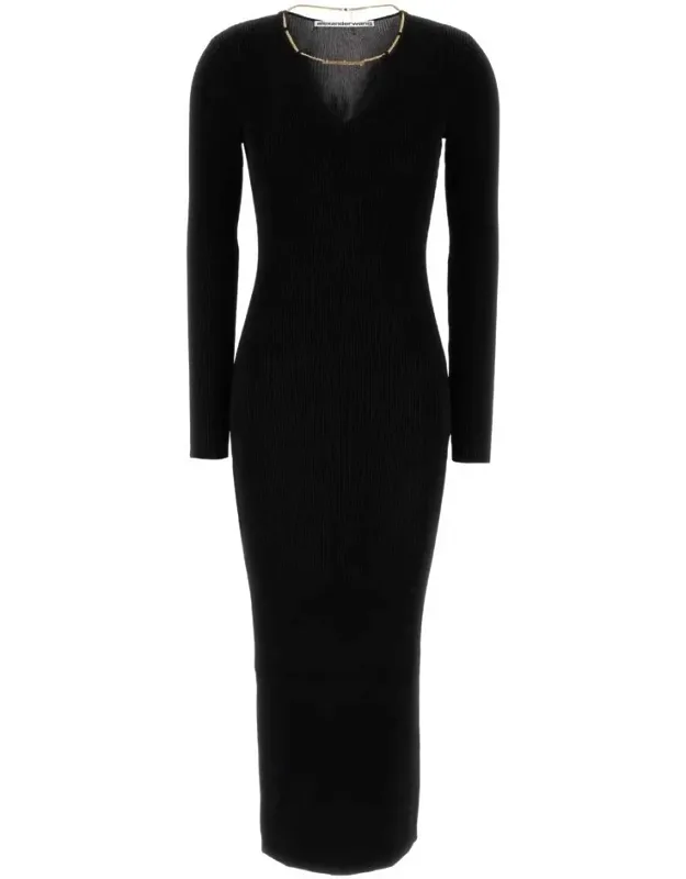 Dress V-neck Maxi