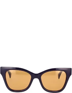 Gucci Eyewear Sunglasses Cat-eye Acetate 52 Mm Lens