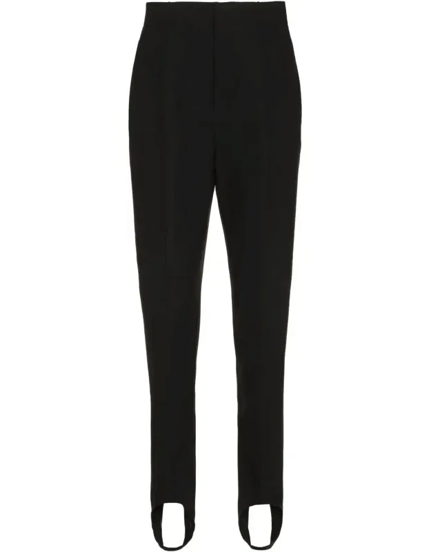 High-rise Cotton Trousers