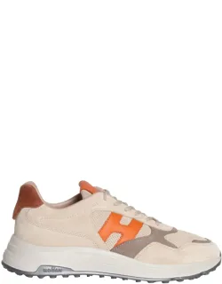 Hogan Sneaker Mixed Calf Leather Chunky Sole