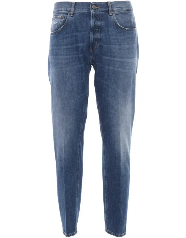 Jeans With 5 Pockets And Stretch Cotton