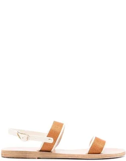 Clio Nappa/raffia Shoes