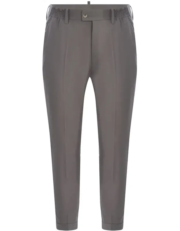 Trousers Made Of Wool And Belt Loops