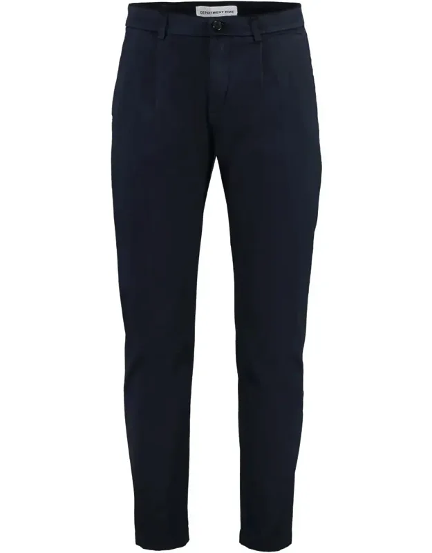 Department 5 Prince Chino Pants With Two Side Pockets And Two Back Buttoned Flap Pockets