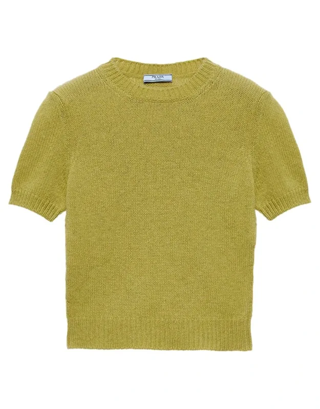 Short-sleeve Cashmere Sweater