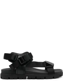 Buckle-fastening Open-toe Sandals
