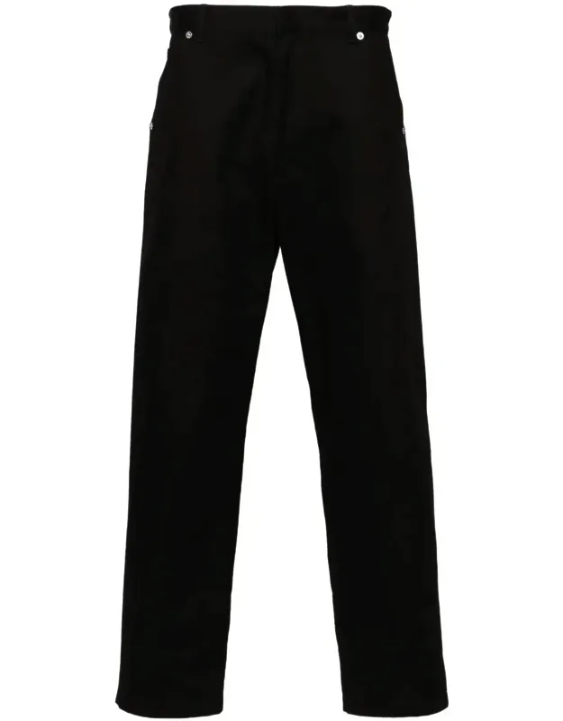 Triangle-logo Tapered Jeans