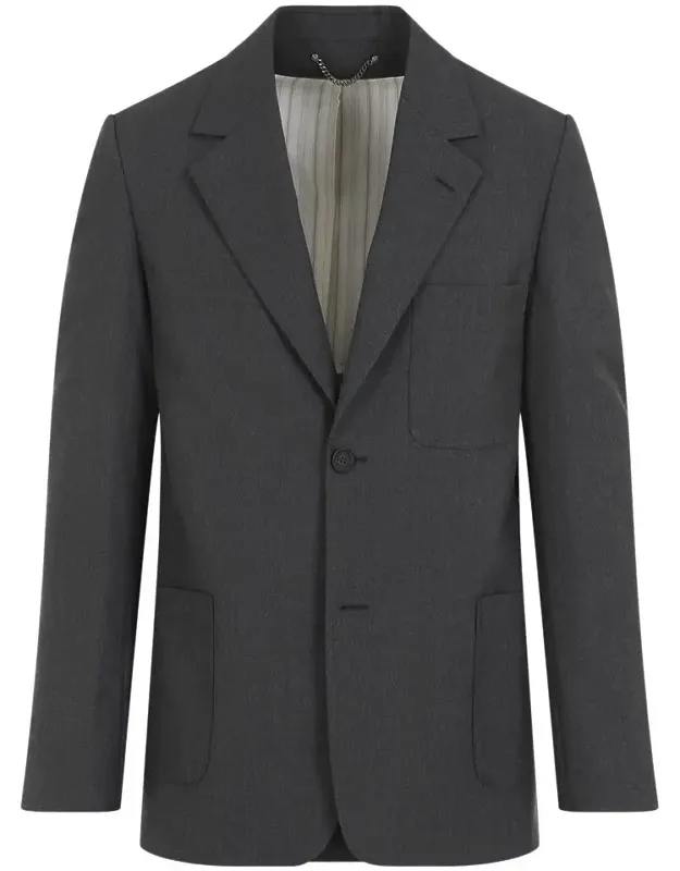 Golden Goose Deconstructed Jacket With Notched Collar And Buttoned Cuffs