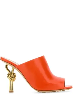 Sandals Nappa Leather Knot Mules