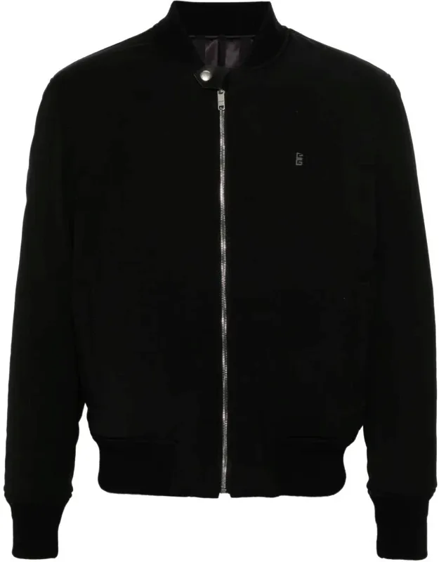 Jacket With Wool And Stand-up Collar