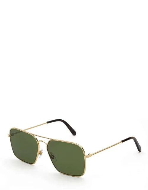 Retrosuperfuture Sunglasses Gold Square