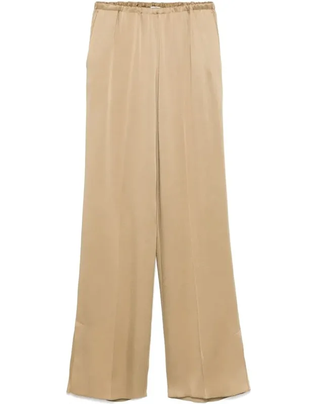 Satin Straight Pants