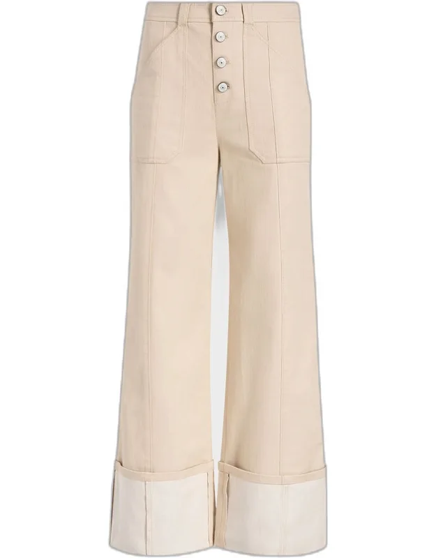 Cuffed Jeans