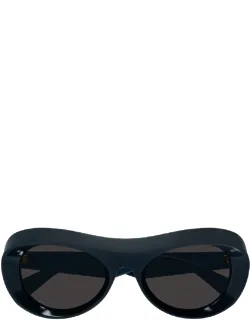 Bottega Veneta Round Acetate Sunglasses 54 Mm Lens Width, 21 Mm Bridge Length