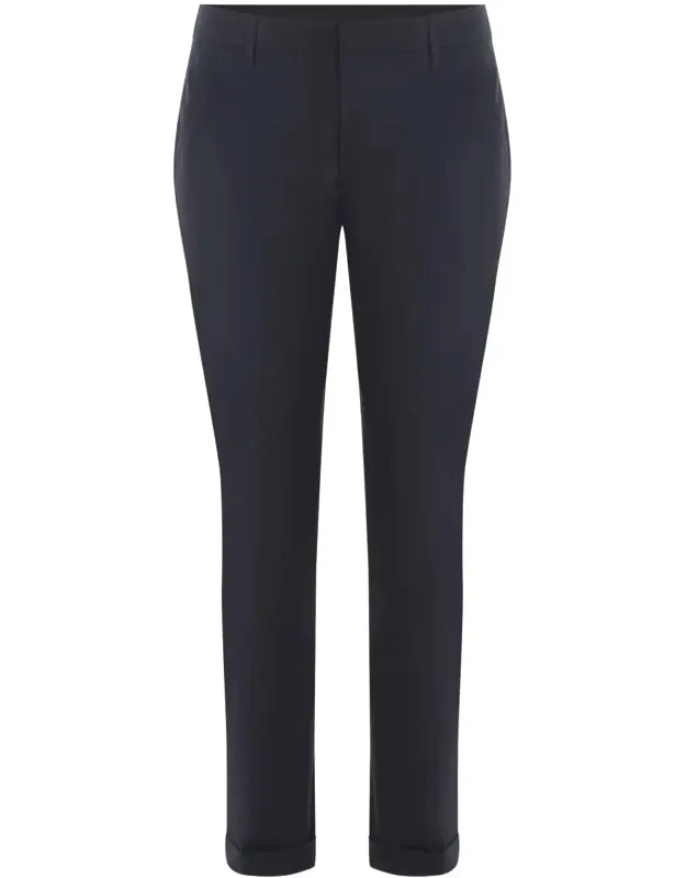 "gaubert Trousers With Belt Loops And Slim Fit"