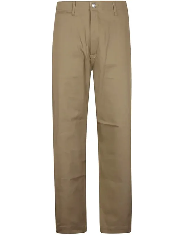 Cotton Wide-leg Trousers