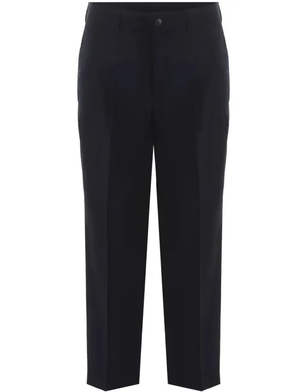Trousers "matteo" With Belt Loops And Zip Closure