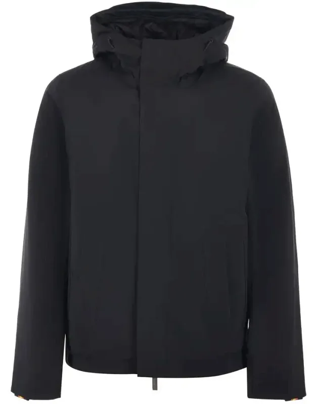 K-way Coat With Hood And Windproof Flap
