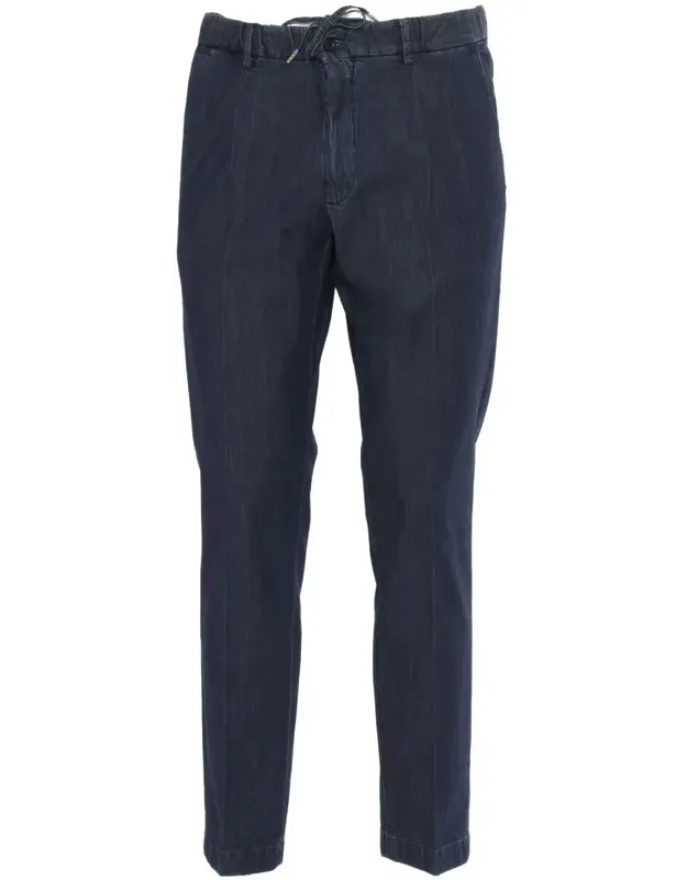Briglia 1949 Pants With Stretch Denim And Slim Fit