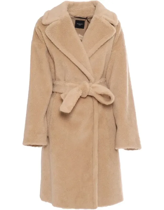 Coat With Virgin Wool And Polyester