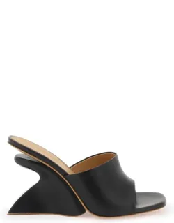 Wedge Heel Mule With Jug Design