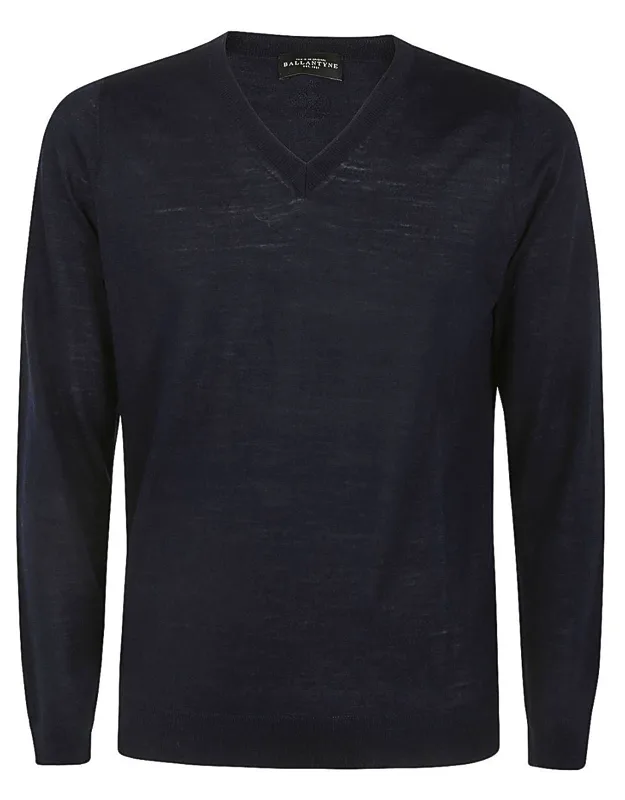 V Neck Slim Fit Pullover