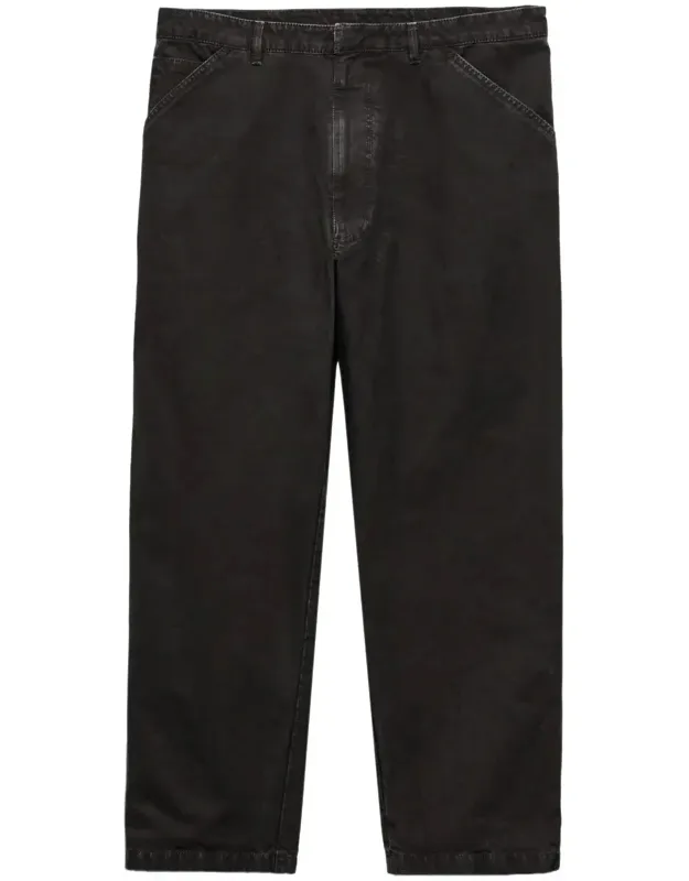 Triangle Logo Wide-leg Jeans