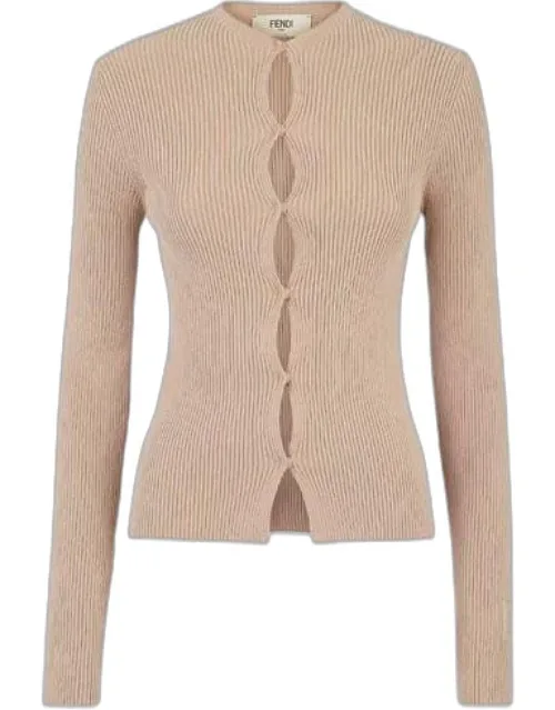 Fendi Fitted Cardigan With Cut-outs