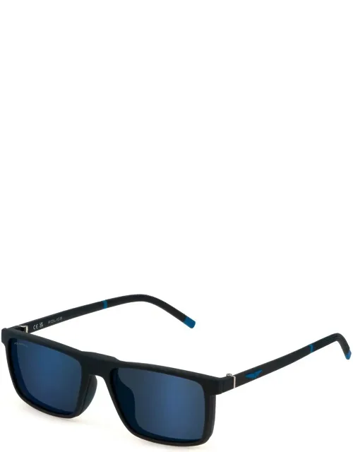 Police Sunglasses Mirrored Rectangle