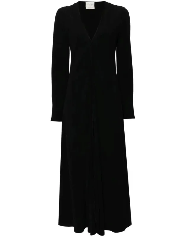 Satin Long Sleeve Dress