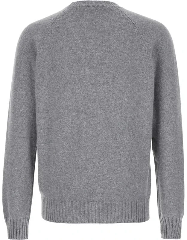 Crewneck Sweater In Wool And Cashmere Blend