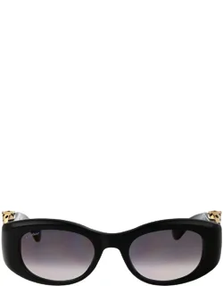 Cartier Sunglasses Cat-eye Acetate 51 Mm Lens Width