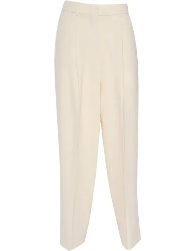 Pant With Loose Fit And Pleats