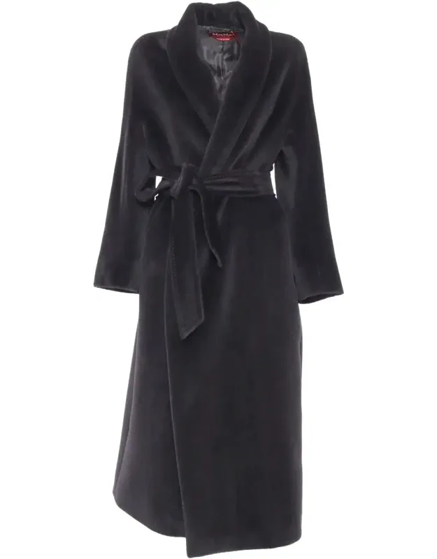 Max Mara Studio Coat Elegant Alpaca Blend Coat