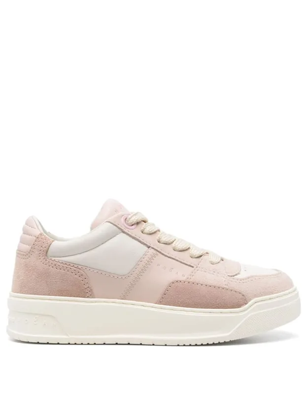Chamallow Nappa And Suede Sneakers