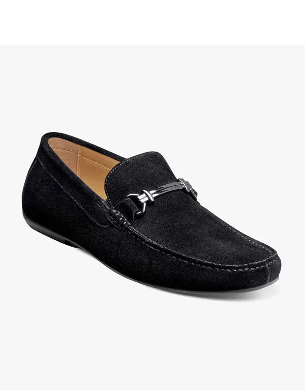 Florsheim Shoes Dubino Moc Toe Bit Loafer With Aged Brass Bit And Sheepskin Lining